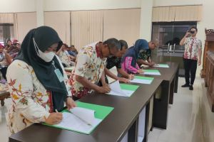 Penandatanganan Pakta Integritas Dan Perjanjian Kinerja Tahun 2024 Pengadilan Negeri Banjarmasin